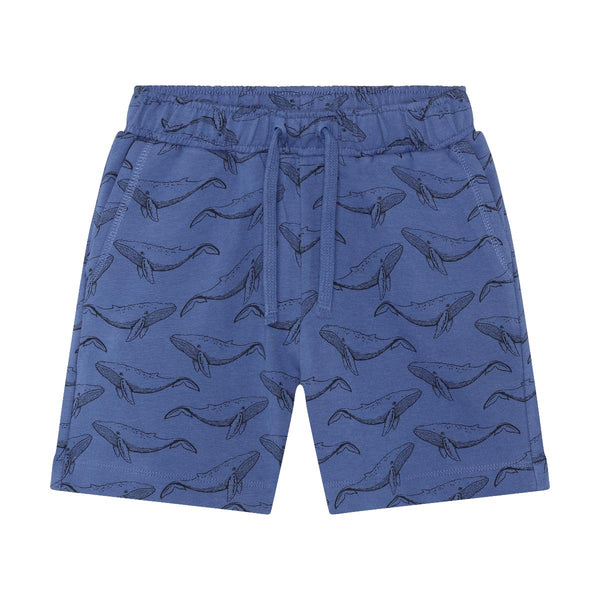 Minymo Sweat Shorts - Whale-134335-7128 3-Pumpkin Pie Kids Canada