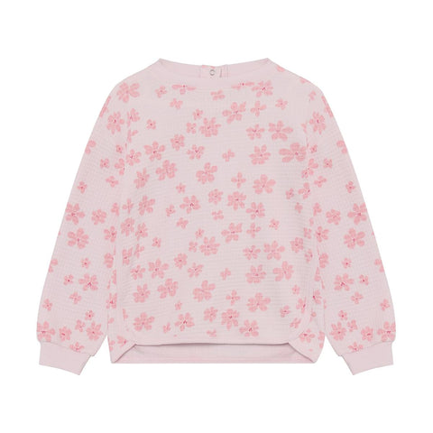 Minymo Sweatshirt - Roses-Pumpkin Pie Kids Canada