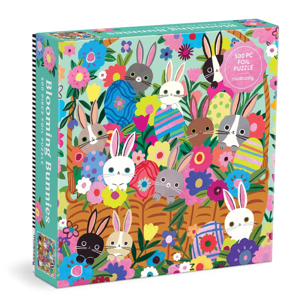 Mudpuppy Blooming Bunnies Puzzle 500pc-9780735387621-Pumpkin Pie Kids Canada