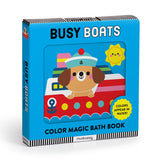 Mudpuppy Busy Boats Color Magic Bath Book-9780735387713-Pumpkin Pie Kids Canada