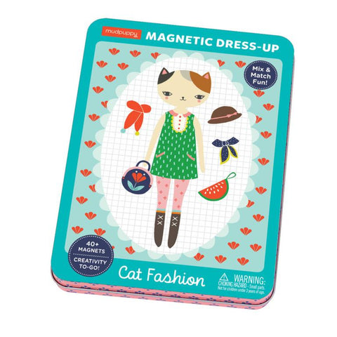 Mudpuppy Cat Fashion Magnetic Dress-Up-Pumpkin Pie Kids Canada