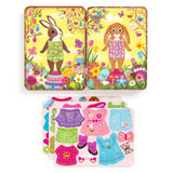 Mudpuppy Garden Bunnies Magnetic Dress-Up Set-9780735387737-Pumpkin Pie Kids Canada