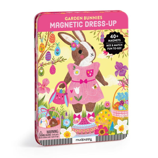 Mudpuppy Garden Bunnies Magnetic Dress-Up Set-9780735387737-Pumpkin Pie Kids Canada