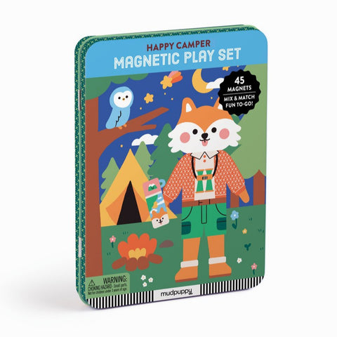 Mudpuppy Happy Camper Magnetic Dress-Up Set-Pumpkin Pie Kids Canada