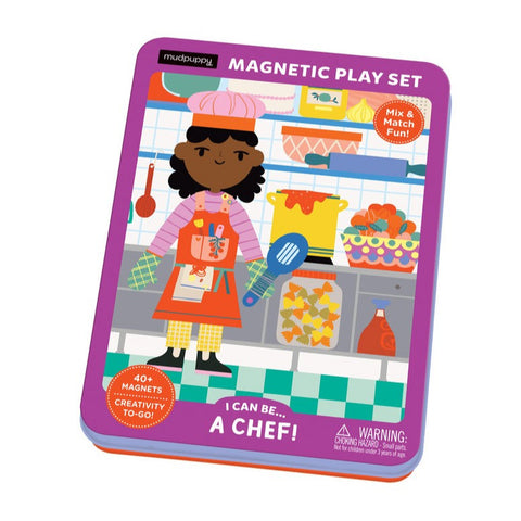 Mudpuppy I can be a Chef Magnetic Play Set-9780735374591-Pumpkin Pie Kids Canada