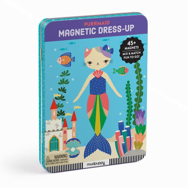Mudpuppy Purrmaid Magnetic Dress-Up-9780735363816-Pumpkin Pie Kids Canada