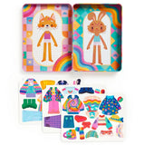 Mudpuppy Rainbow Fashion Magnetic Play Set-9780735382411-Pumpkin Pie Kids Canada
