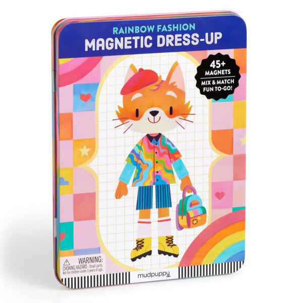 Mudpuppy Rainbow Fashion Magnetic Play Set-9780735382411-Pumpkin Pie Kids Canada