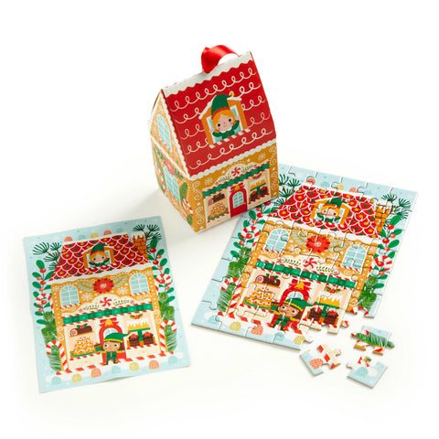 Mudpuppy Santa's Bakery 48 Piece Mini Puzzle Ornament-9780735382374-Pumpkin Pie Kids Canada