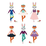 Mudpuppy Woodland Ballet Magnet Set-9780735357662-Pumpkin Pie Kids Canada