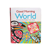 Native Northwest Board Book - Good Morning World-CBB8-Pumpkin Pie Kids Canada