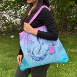 Native Northwest Foldable Shopping Bag - Hummingbird-FBAG66-Pumpkin Pie Kids Canada