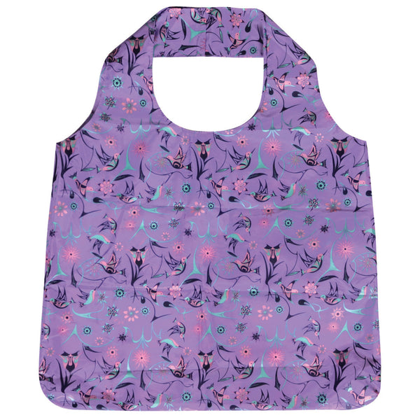 Native Northwest Foldable Shopping Bag - Hummingbirds-FBAG18-Pumpkin Pie Kids Canada