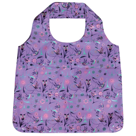 Native Northwest Foldable Shopping Bag - Hummingbirds-FBAG18-Pumpkin Pie Kids Canada