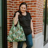 Native Northwest Foldable Shopping Bag - Sasquatch-FBAG13-Pumpkin Pie Kids Canada