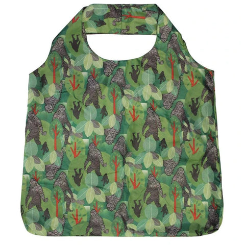 Native Northwest Foldable Shopping Bag - Sasquatch-FBAG13-Pumpkin Pie Kids Canada