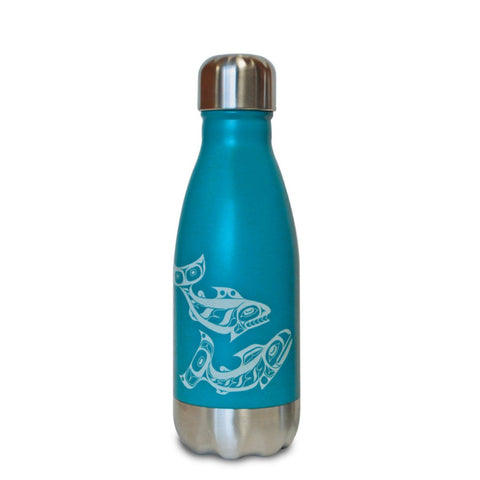 Native Northwest Insulated Bottle - Salmon-BOT46-Pumpkin Pie Kids Canada