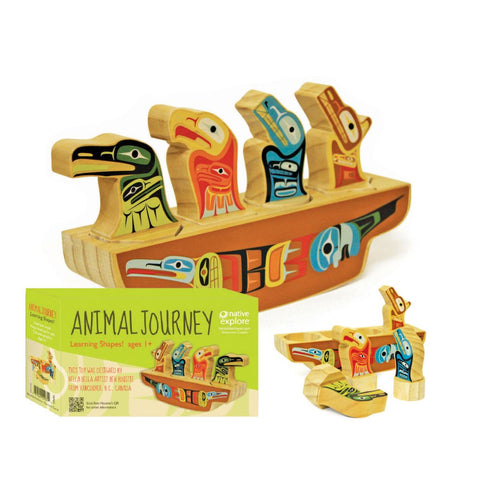 Native Northwest Learning Shapes - Animal Journey-Pumpkin Pie Kids Canada
