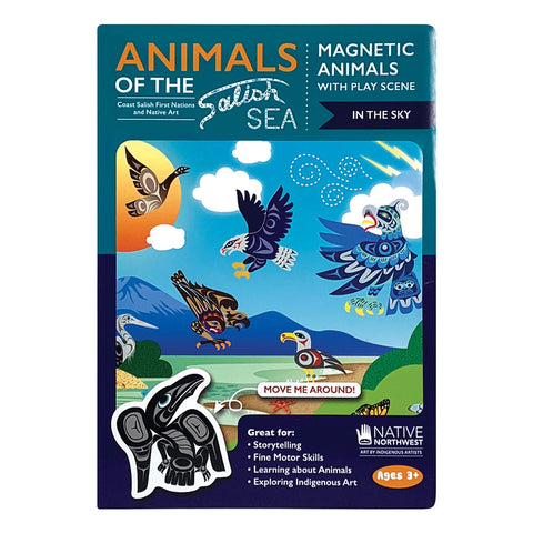 Native Northwest Magnetic Animals - Animals of the Salish Sea - In the Sky-MA101-Pumpkin Pie Kids Canada