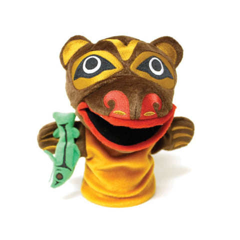 Native Northwest Puppet - Hunter the Bear-PUP2-Pumpkin Pie Kids Canada