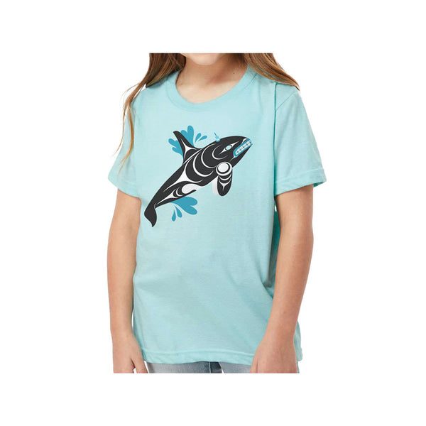 Native Northwest T-Shirt - Whale-TSHWYXS-Pumpkin Pie Kids Canada