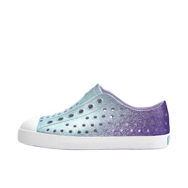 Native Shoes Jefferson Bio-Bling - Fresco Twirling Bling/Shell White-Pumpkin Pie Kids Canada