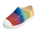 Native Shoes Jefferson - Bone White/Shell White/Rainbow Gradient-13111501-3148 C7-Pumpkin Pie Kids Canada