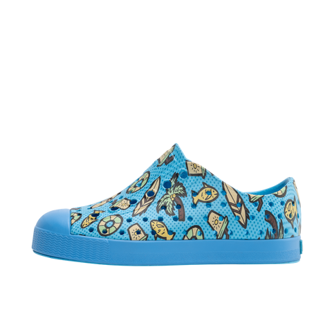 Native Shoes Jefferson - Lagoon Blue/Resting Blue/Beach Day-Pumpkin Pie Kids Canada