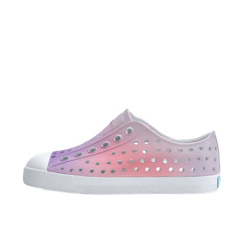 Native Shoes Jefferson - Shell White/Barely Taro Blur-13111501-4620 C5-Pumpkin Pie Kids Canada