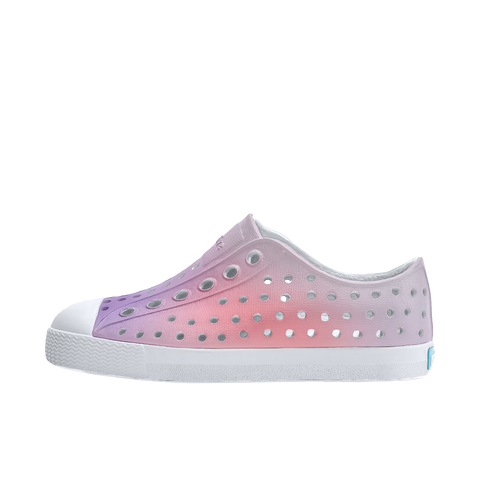 Native Shoes Jefferson - Shell White/Barely Taro Blur-13111501-4620 C5-Pumpkin Pie Kids Canada
