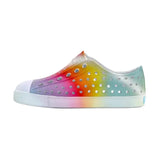 Native Shoes Jefferson - Shell White/Transparent/Rainbow Spray-13111501-9294 C9-Pumpkin Pie Kids Canada