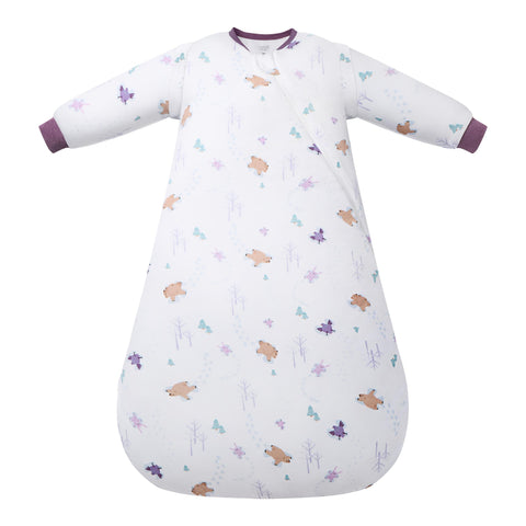 Nest L/S Sleep Bag - Snow Angels-Pumpkin Pie Kids Canada