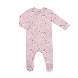 Coccoli Modal Footie - Unicorns-PZM6123-602 3M-Pumpkin Pie Kids Canada