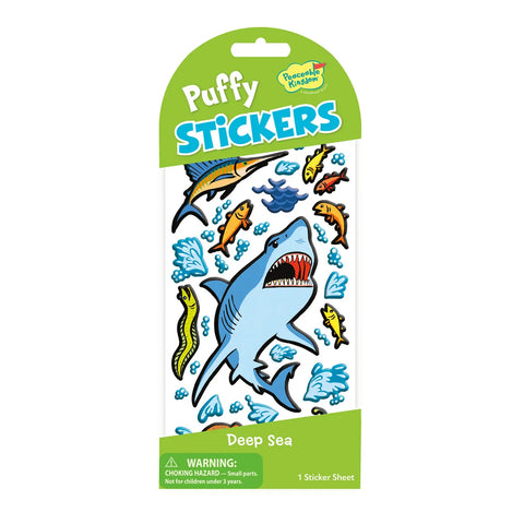 Peaceable Kingdom Stickers - Puffy Deep Sea-STK246-Pumpkin Pie Kids Canada