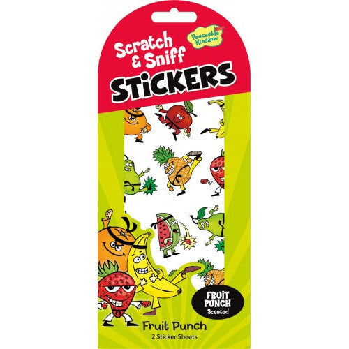 Peaceable Kingdom Stickers - Scratch & Sniff Fruit Punch-STK144-Pumpkin Pie Kids Canada