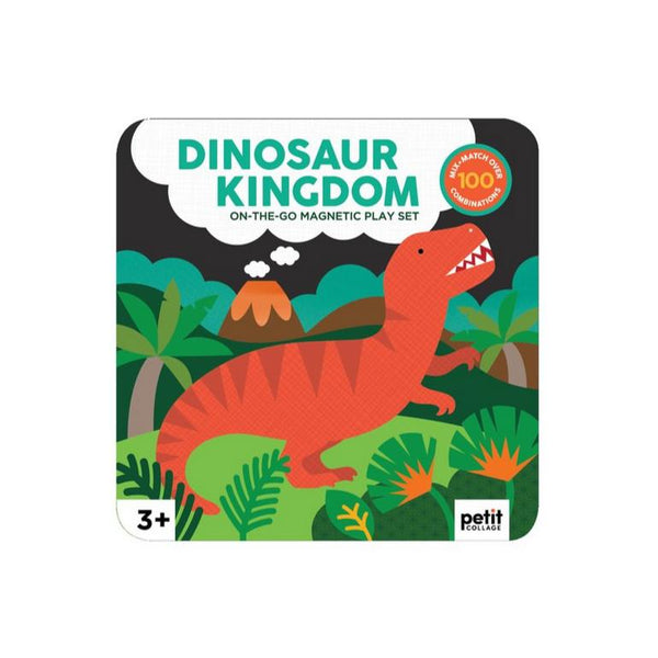 Petit Collage Dinosaur Kingdom Magnetic Playset-5055923781869-Pumpkin Pie Kids Canada
