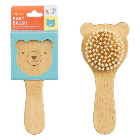 Petit Collage Little Bear Baby Brush-5055923779002-Pumpkin Pie Kids Canada