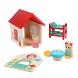 Petit Collage Mouse House Wooden Play Set-9781797246130-Pumpkin Pie Kids Canada