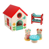 Petit Collage Mouse House Wooden Play Set-9781797246130-Pumpkin Pie Kids Canada