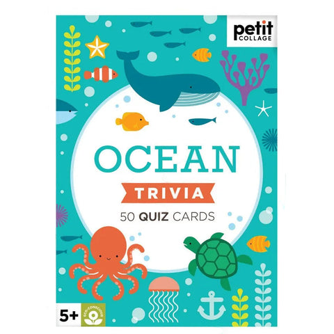 Petit Collage Ocean Trivia Game-Pumpkin Pie Kids Canada
