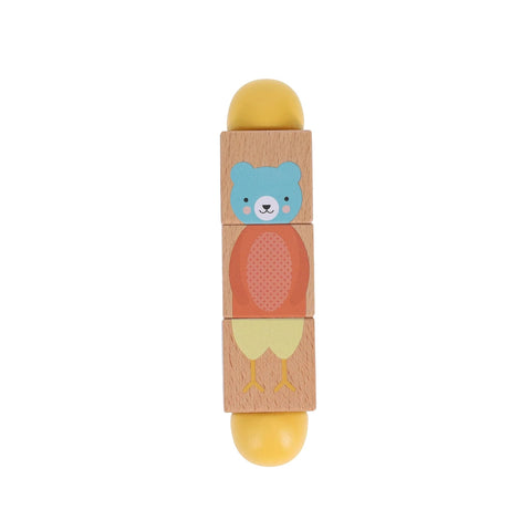 Petit Collage Petit Match-up Wooden Twist Toy-0810073342729-Pumpkin Pie Kids Canada