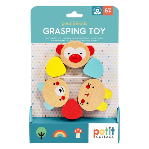 Petit Collage Petite Friends Grasping Toy-Pumpkin Pie Kids Canada