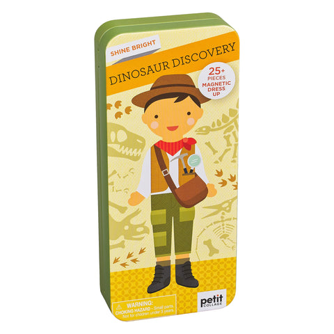 Petit Collage Shine Bright Dino Discovery Magnetic Playset-Pumpkin Pie Kids Canada