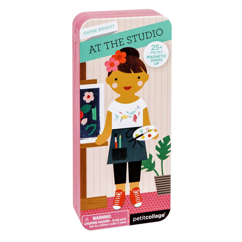 Petit Collage Shine Bright at the Studio Magnetic Playset-Pumpkin Pie Kids Canada