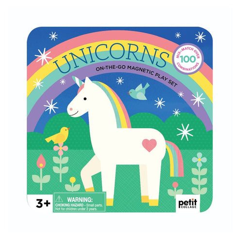 Petit Collage Unicorns Magnetic Play Set-5055923781876-Pumpkin Pie Kids Canada