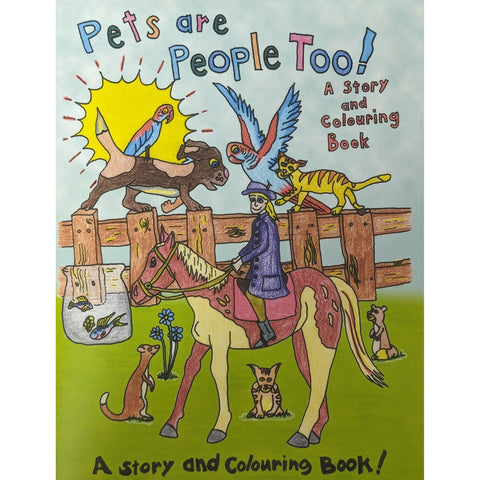 Pets are People Too Colouring Book-9781999182540-Pumpkin Pie Kids Canada