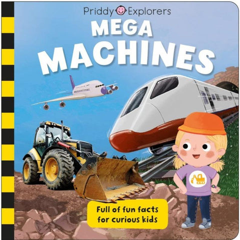 Piddy Explorers: Mega Machines Board Book-9781684494590-Pumpkin Pie Kids Canada