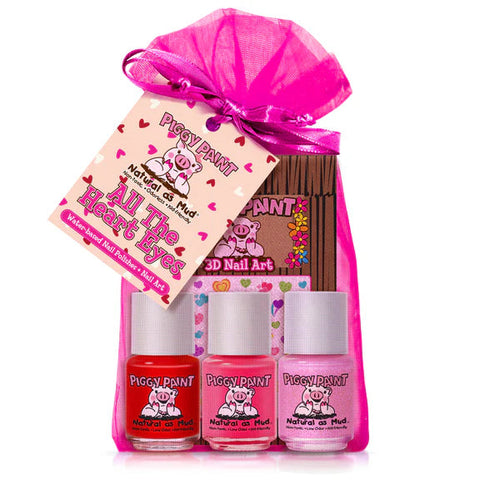 Piggy Paint Nail Polish 3pk - All the Heart Eyes-PGP064-Pumpkin Pie Kids Canada