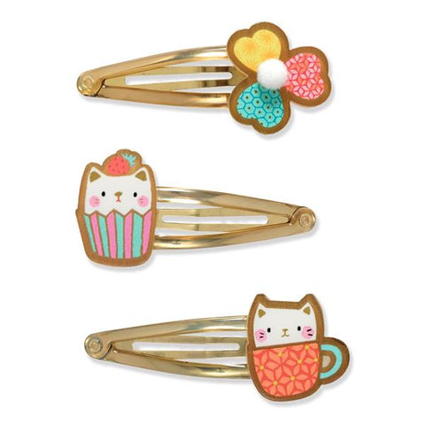Plume Yoko Hair Clips 3pk-Pumpkin Pie Kids Canada
