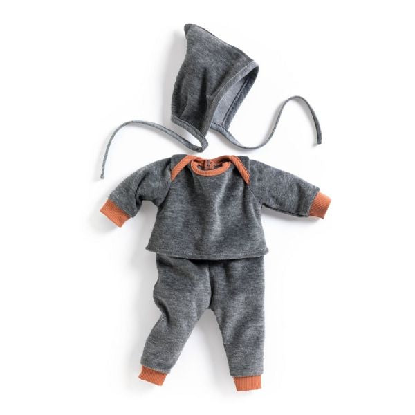 Pomea Clothing Set - Pearl Grey Set-DJ07898-Pumpkin Pie Kids Canada